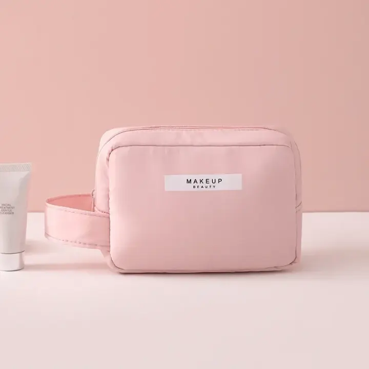Bolso De Maquillaje Para Viaje Resistente Al Agua Organizador De Almacenamiento Grande Portátil Para Cosméticos Y Cuidado De La Piel - 1