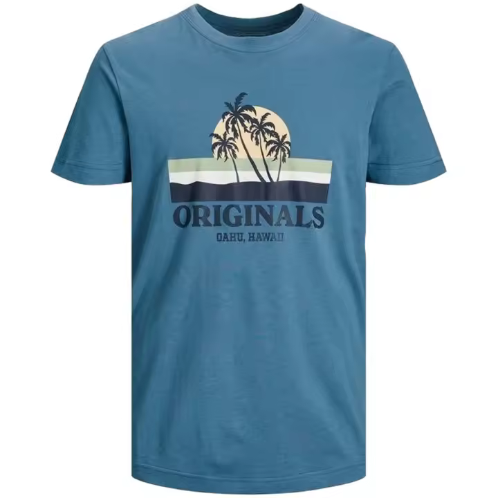 Camisetas De Manga Corta Jack&Jones para Hombre en color Azul - 1