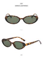Gafas De Sol Ovaladas Pequeñas Para Mujeres Moda Nueva Retro Coloridas Protección UV400 Anteojos De Sol Para Ocasiones Casuales - details 15
