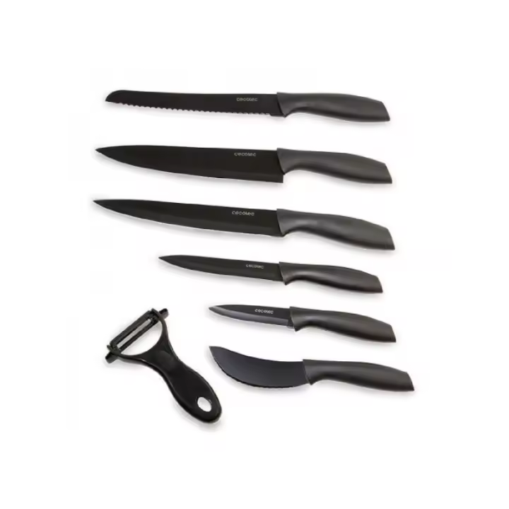 CECOTEC 01012 - Set 7 cuchillos titanium - 1