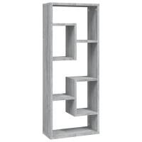 vidaXL Estantería de pared contrachapada 36x16x90 cm Blanco, Negro, Roble Sonoma Mueble Almacenaje Estantería para Oficina, Estudio, Dormitorio Estantería/Librería/ mueble de Almacenamiento - details 5