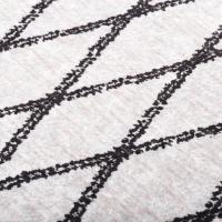 vidaXL Alfombra lavable antideslizante 80x150 cm Color Beige y negro,  Antracita,  Gris y mas Alfombras de área  Alfombra de Piso para Sala de Estar Dormitorio Habitación Salón - details 2