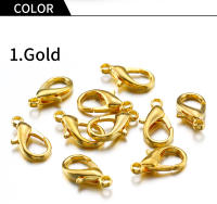 100pcs Carabineros De 10-14mm Con Cierre De Cadena Y Anclas De Lobo Para Joyería Findings Y Componentes Metálicos De Aleación De Zinc - details 4