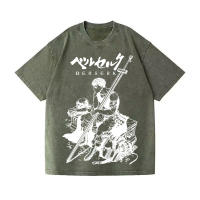 Camiseta Para Hombres 100% Algodón Estampado Anime Gótico Harajuku Casual Verano Moda Retro Alta Calidad Camisetas - details 6