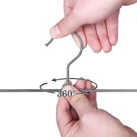 10pcs Gancho Para Ropa Antideslizante Multiusos Para Secado De Ropa Y Falda Clip Para Armario Racks De Pantalones a Prueba De Viento - details 4