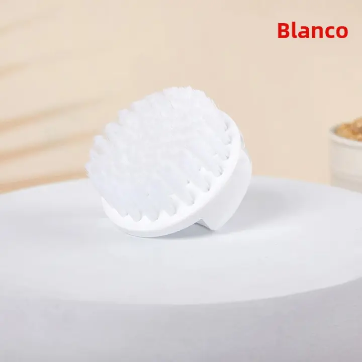 Cepillo De Uñas Para Arte De Uñas Y Pedicura Soft Eliminador De Polvo Plástico Redondo Herramienta De Limpieza Y Scrubbing Para Manicura Y Cuidado De Los Dedos En Negro Y Blanco Para Salon - 1