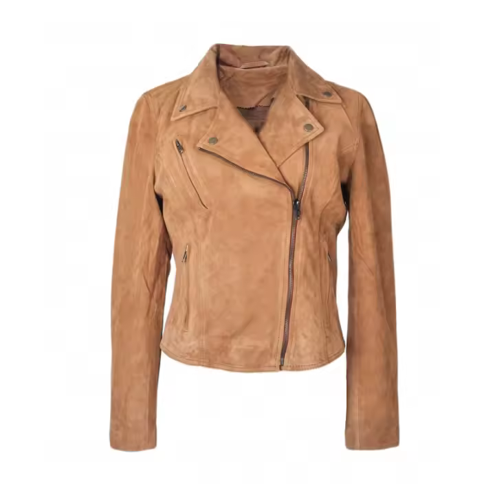 Chaqueta de ante tipo perfecto modelo CANELA - Zerimar. - 1