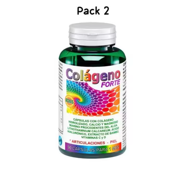 Colágeno forte 90 cápsulas robis. Pack 2  la unidad sale a 14.2  euros - 1