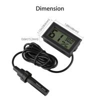 Termómetro Y Higrómetro Digital Mini LCD Precisión Alta Para El Hogar Incubador Acuario Medidor De Humedad Y Temperatura 1PC - details 6