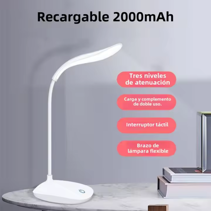 Lámpara De Escritorio LED Recargable USB Con Iluminación Táctil Protección Ocular Para Lectura Estudiosa Y Oficina - 1