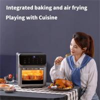 Smart air freidora, 10L de gran capacidad multifunción digital air freidora, touch freidora automática sin aceite para cocina casera - details 2