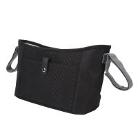 Bolsa para cochecito de Bebe, Bolsa para cochecito Universal de Nailon impermeable with multiples bolsos de gran capacidad para Exterior, color Negro W - details 0