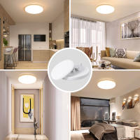 Lámpara De Techo Moderna LED Redonda Para Sala De Estar Dormitorio Cocina Balcón Corredor Iluminación Energía Ahorradora Certificación CE CCC - details 0