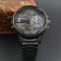 Reloj De Lujo Para Hombre En Acero Inoxidable Con Pantalla Analógica Grande Cronógrafo Impermeable Para Uso Casual Y De Negocios - details 3