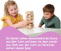 Juego de apilamiento, juego de habilidad para toda la Familia, Torre de equilibrium de Madera sin tratar, Apto a partir DE5 años - details 0