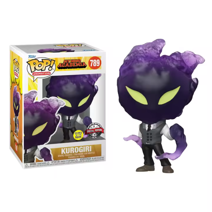 FUNKO POP! MY HERO ACADEMIA - KUROGIRI (GITD), 62707, Nº789, TIENDA CON LICENCIA OFICIAL - 1