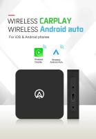 Adaptador De Coche 2 En 1 Wireless CarPlay Y Android Auto Negro Plug & Play Para iPhone Y Samsung Transforma Cableado a Inalámbrico Compatible Con Netflix YouTube Para Toyota Mazda Nissan Honda Y Más - details 0