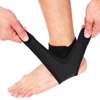 Vendaje elástico para tobillo, ajustable y transpirable, para protección deportiva contra esguinces y lesiones, funda para el talón (textura de panal, XL, 2 unidades) - details 3