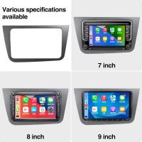 Marco De Radio Para Coche Seat Altea 2004-2015 Toledo 2004-2009 Marco De Montaje Para Estéreo Panel Dash Bezel Para Radio De 7/8/9 Pulgadas LHD/RHD - details 1