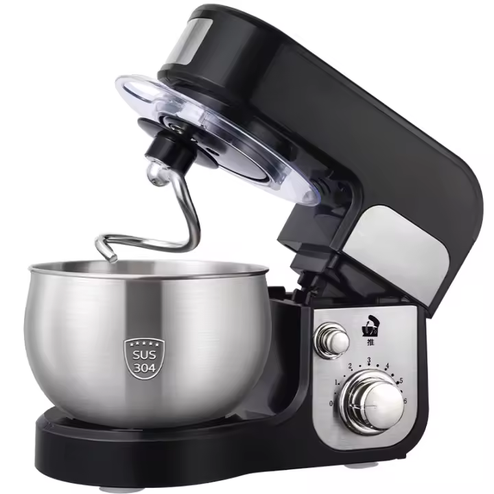 Batidora Amasadora, Robot Mezclador de cocina, Repostería, 6 Velocidades, Mezcla líquidos y sólidos, 3 funciones, 3 L, 700W - 1