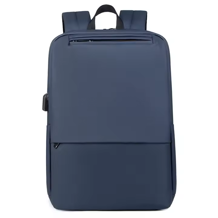 Mochila De Negocios Clásica Rilibegan Para Hombres Nylon De Alta Calidad Impermeable Con Carga USB Para Viajes Portátil Con Air Cushion Belt - 1