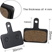 Pares de pastillas de Freno de Bicicleta compatibles con Los Frenos de Disco de Alto Desarrollo para Bicicletas de Montaña TRP Tektro Shimano Deore Br - details 1