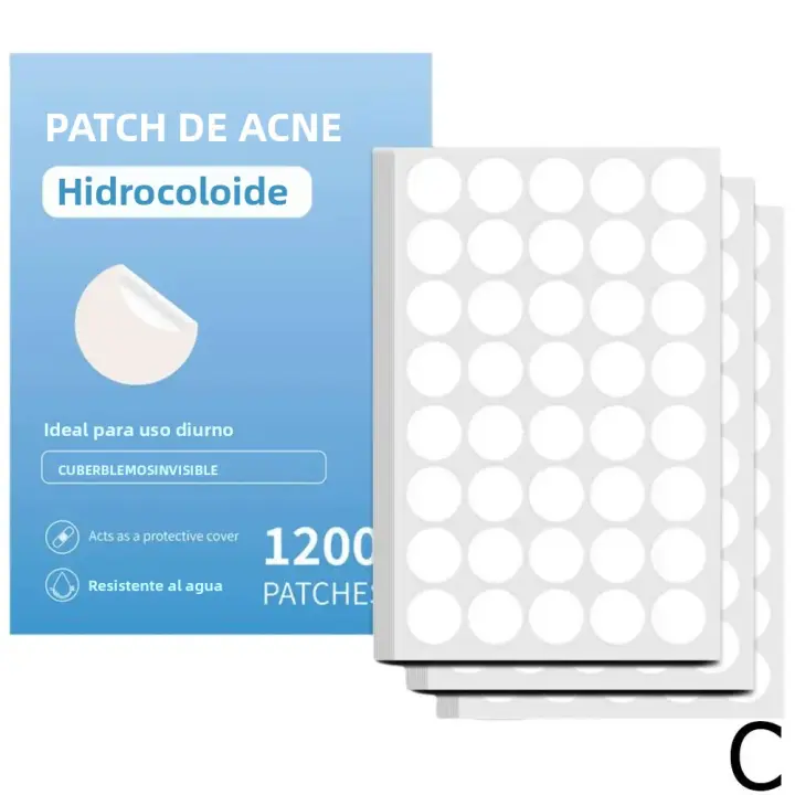 Parches De Coloidal Para Acné Invisibles 400/800/1200Pcs Eliminación De Espinillas Marcas Y Puntos Con Corrector Reparador JaySuing - 1