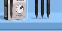 M&G Pluma De Gel Borrrable 0.5 Mm Tinta Negra/Azul Con Punta De Borrador Recargable Adecuada Para Estudiantes - details 14