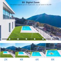 Cámara De Seguridad Exterior ASECAM 12MP 6K Wifi Con Zoom 8X Pantalla Dual Detección De Humanos AI Seguimiento Automático CCTV iCSee - details 6