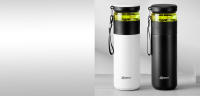 GIANXI Taza De Café De Acero Inoxidable 480ML Con Tapa Y Líner De Cerámica Aislante Para El Frío Botella De Agua Termo Para El Hogar - details 0