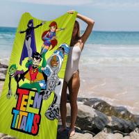 Toalla De Playa T-Titans Para Adolescentes Microfibra Absorbente Secado Rápido Suave Para Yoga Natación Vacaciones Montañismo - details 10