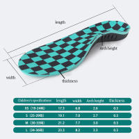 Almohadilla De Apoyo Para Arco Alto Y Pies Planos Alivio Del Dolor Metatarsal Insole Ortopédico Para Niños Alivio De Fascitis Plantar - details 0