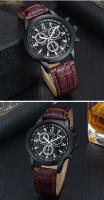 Reloj De Pulsera De Cuero Para Hombre YAZOLE Lujo Deportivo Militar Luminoso Quart Caso De Aleación Resistente Al Agua - details 13