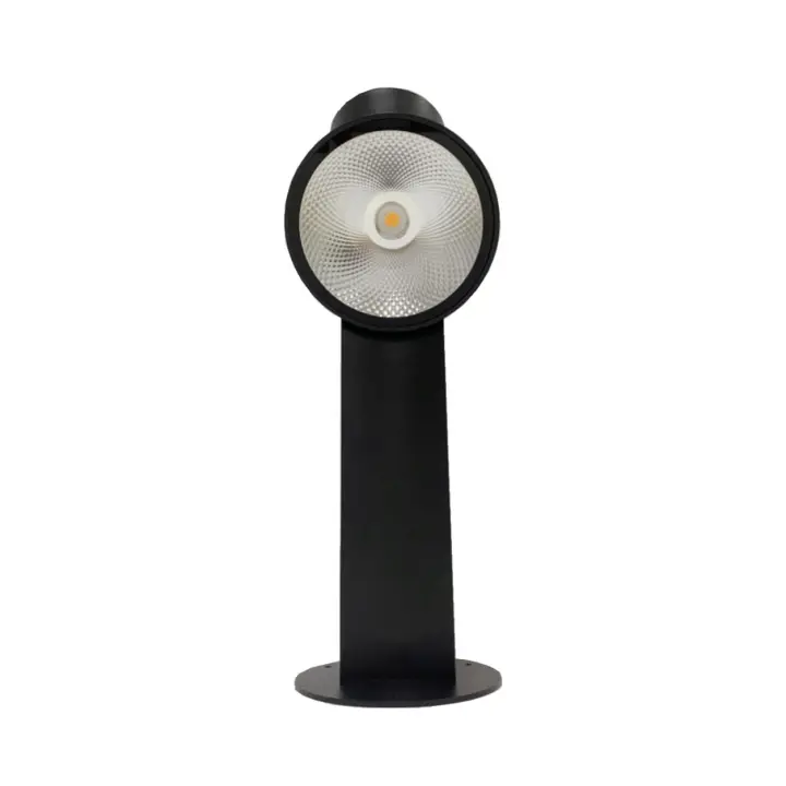 ONSSI Lámpara LED Exterior Jardin 10W,Negro COB LED (Blanco Cálido,3000k) Iluminación Exterior Farola de Suelo/Sobremuro,Luz LED Para Jardín,Patio o Terraza - 1