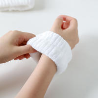 2pcs Paño De Rostro Y Muñeca Absorbente De Agua Deporte Secado De Sudor Bandeja De Cabello Protector De Humedad Guante De Muñeca - details 4