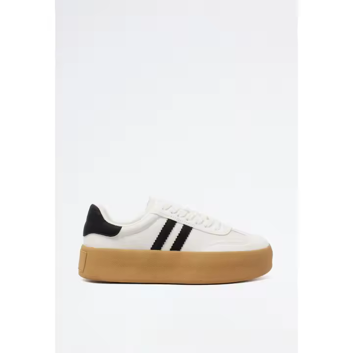 Deportivo plataforma de mujer blanco VAS 62-2197 - 1