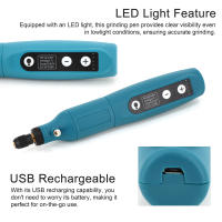 Lápiz Grabador Inalámbrico Recargable Por USB Compacto Máquina De Grabado Ajustable Herramienta De Perforación Eléctrica Para Modelos Y Joyería - details 2