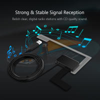 Radio De Coche Con Antena Aerial DAB/DAB+ Montaje En Ventosa De Parabrisas Receptor De Señal USB Para Europeo - details 4