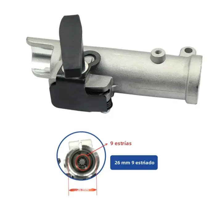 Conector De Eje Universal 9 Encogedores Para Trimmer De Jardín Reemplazo De Arrancador De Bello Spline 26/28mm Herramienta De Jardín - 1