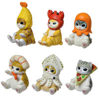 Figura De Anime Miniatura Mfusand Shark Cat Cos Sanrio En Caja Sorpresa Ornamento De Animal Fruta Juguetes Para Niños Regalo De Cumpleaños - details 22
