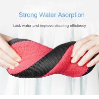 Esponja De Limpieza Para Coche Alta Absorción De Agua Microfibra Bloque Eliminación De Polvo Esponja De Esponja De Felpa Coral Herramienta De Limpieza - details 3