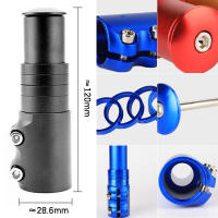 Frenos De Manillar Para Bicicleta De Montaña Extensor De Tubería Del Frente Aluminio Alto Calidad Altura De Manillar De Bicicleta Both Men And Women Silver Golden Blue Red Black - details 0