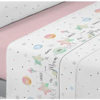 REIG MARTI Juego DE SÁBANAS de verano para todo el año COSMOS Rosa - details 1
