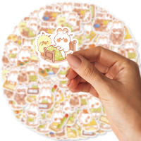 30pcs Pegatinas De Conejo Lindo Graffiti De Dibujos Animados Para Decorar Cuaderno Maleta Moto Scrapbook PVC Impermeable Tamaño 6.5x4.5cm - details 6