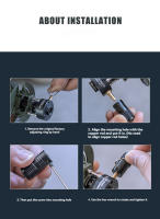 CAMPINGMOON Botón De Encendido De Estufa Compatible Con Xiaowujing Aleación De Aluminio Negra Para Uso Exterior Manual - details 3