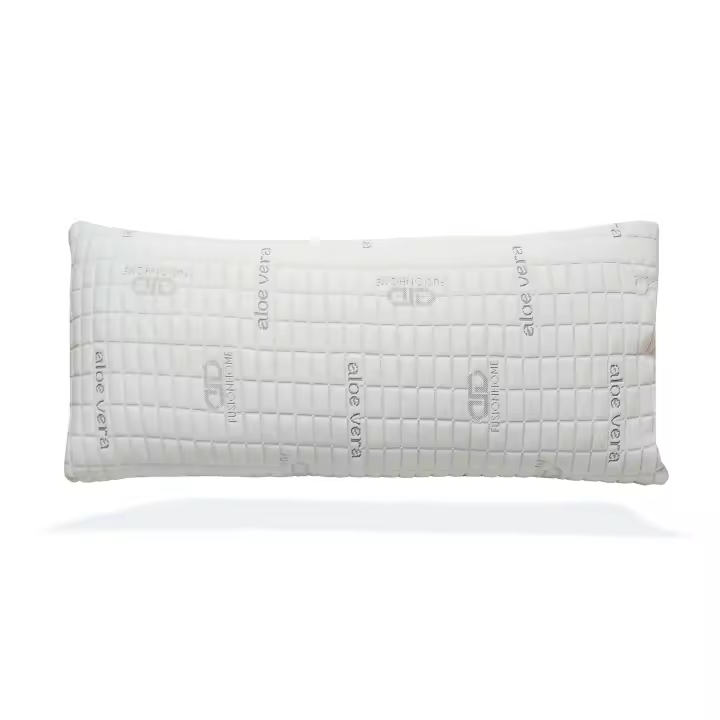 Almohada Viscoelástica Aloe Vera 100% Copos Viscoelástica - Ergonómica y Termorreguladora - Firmeza Media/Alta - FusionHome - 1