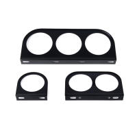 Soporte De Medidor Universal 52MM En Negro Para Coche Ajustable Para Agujeros Doble/Triple/Simple Con Diseño De Plata - details 3