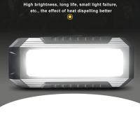 Linterna De Trabajo COB LED Recargable USB Con Batería 18650 Luz Portátil Para Camping Impermeable Con Imán 4000mAh Fuente De Iluminación Mixta Distancia De Iluminación 50-100 M - details 12