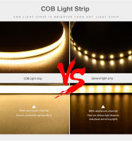 Tira De Luz LED COB Super Delgada Y Nueva 5MM 12V Alta Brillo Dimmable Para Decoración De Habitaciones Y Coches Con 320LEDs/M - details 3