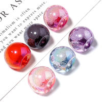 10pcs Bolas De Acrílico Cristal Agrietado 14x16mm Colores Mixtos Para La Creación De Joyas Pulseras Collares Encuentros - details 1
